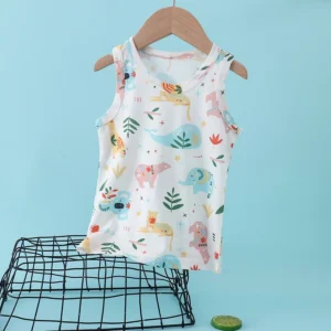 เสื้อกล้ามเด็กผ้าใยไผ่ สำหรับเด็กแรกเกิด ถึง 3 ขวบ